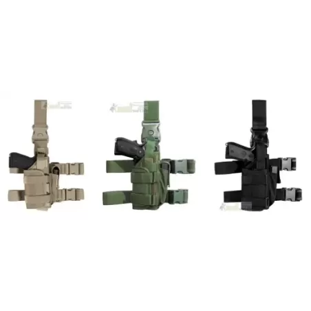 Vega holster Fondina cosciale PA280 per armi con torcia tattica e/o laser