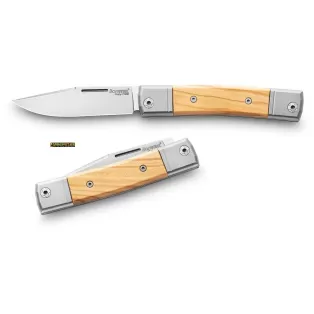 Lionsteel Bestman punta Clip e legno Ulivo BM1 UL