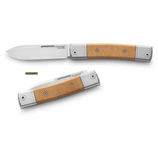 Lionsteel Bestman lama Drop e guancette Canvas BM2 CVN