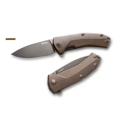 Lionsteel KUR Black with Brown handle KUR BRR