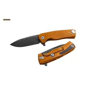 Lionsteel ROK EDC Manico arancione lama nera