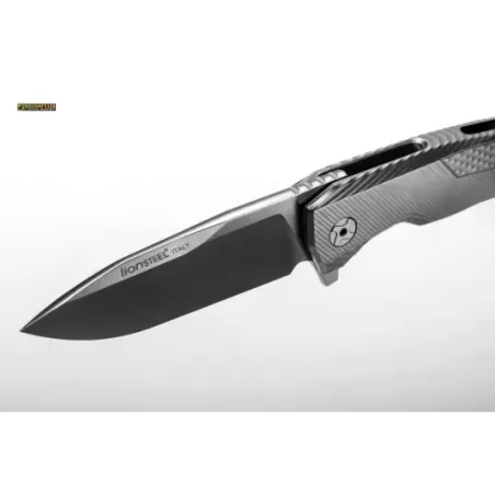 Lionsteel ROK EDC Manico arancione lama nera