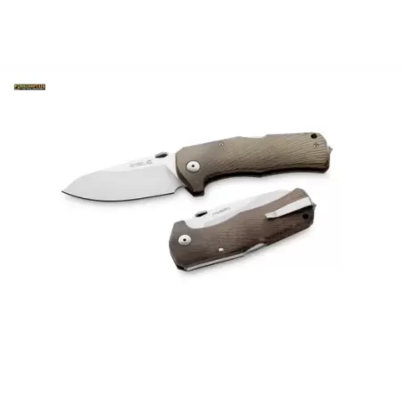 Lionsteel TM1 Green Canvas, satin blade TM1 CVG