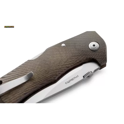 Lionsteel TM1 Green Canvas, satin blade TM1 CVG