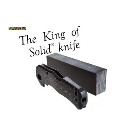 Lionsteel TM1 Manico Micarta, Lama nera TM1 MB