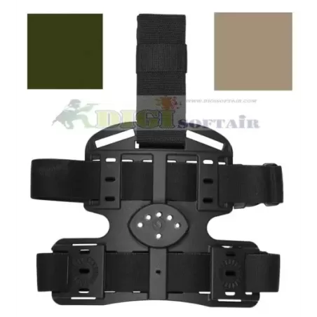 Vega holster Piattaforma cosciale CB multi uso in polimero