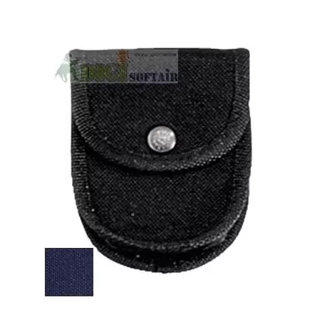 Vega holster Porta manette blu  in cordura con passante in nastro