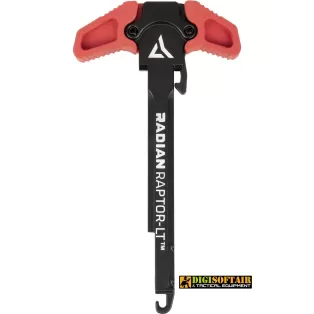 PTS Radian Raptor LT Ambidextrous RED Charging Handle for 2