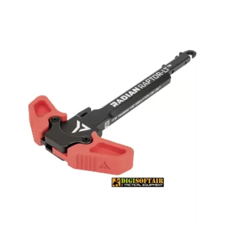 PTS Radian Raptor LT Ambidextrous RED Charging Handle for PTS Radian Raptor LT Ambidextrous RED Charging Handle for