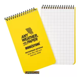 Modestone Notebook giallo 76x130 50 fogli a quadretti A143