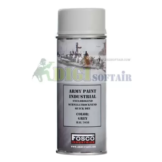 Vernice Grey Fosco 400ml per armi RAL 7038