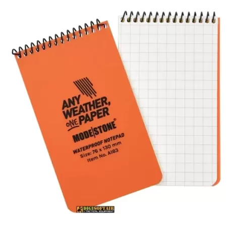 Modestone Notebook orange 76x130 60 pagine a quadretti A183
