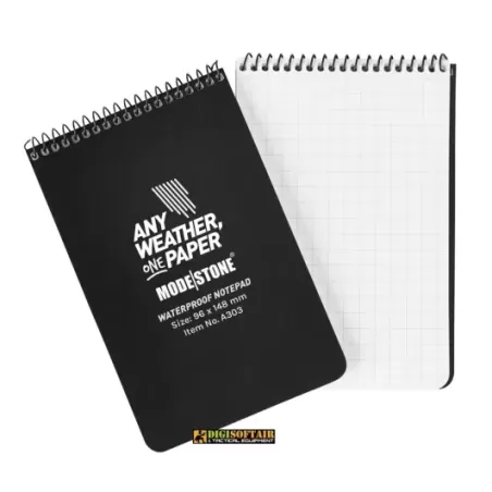 Modestone Black Notebook 96x148 60 pages squared A303