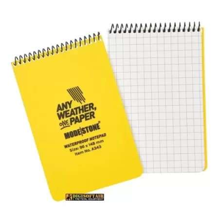 Modestone Yellow Notebook 96x148 60 pages squared A343