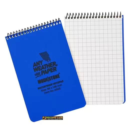 Modestone Blue Notebook 96x148 60 pages squared A363