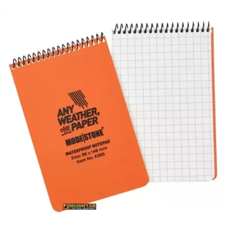 Modestone Orange Notebook 96x148 60 pages squared A383