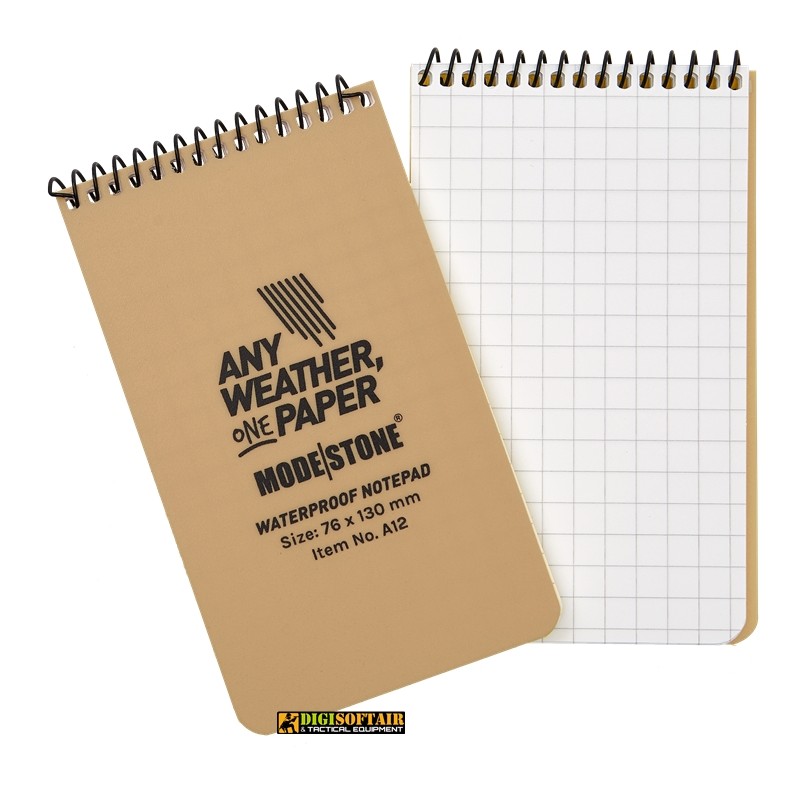 Modestone Tan Notebook 76x130 100 pages squared A12