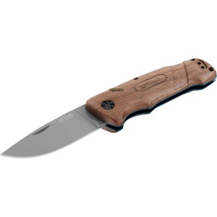 Walther BWK 2 – Folding Knife 7.5 cm Blade, Walnut Handle