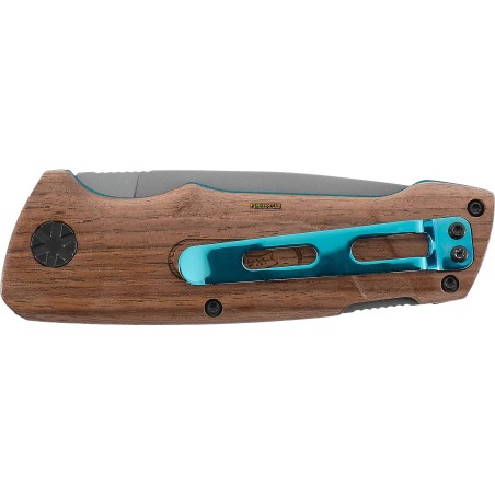 Walther BWK 2 – Folding Knife 7.5 cm Blade, Walnut Handle