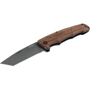 Walther BWK 4 – Coltello pieghevole 94 mm lama, manico in legno