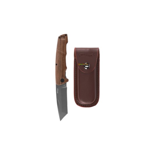 Walther BWK 4 – Folding Knife 94 mm Blade, Walnut Handle