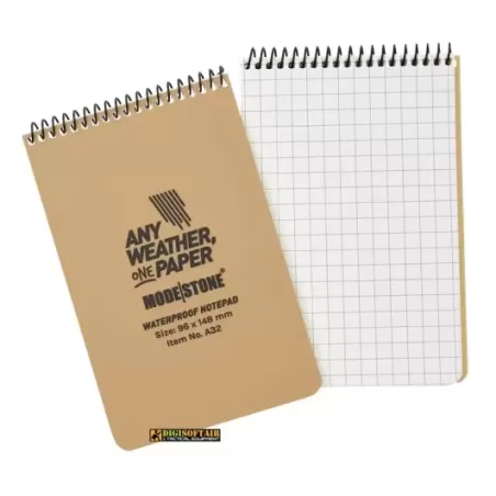 Modestone Notebook Tan 96x148 100 pagine a quadretti A32