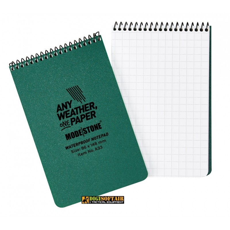 Modestone Notebook Green 96x148 100 pagine a quadretti A33