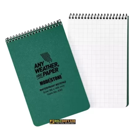 Modestone Notebook Green 96x148 100 pagine a quadretti A33