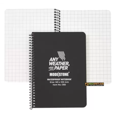 Modestone Notepad nero 105x145 100 pagine a quadretti C60