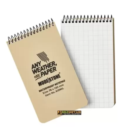 Modestone Millitary Model Notepad Tan 76x130 pagine a quadretti