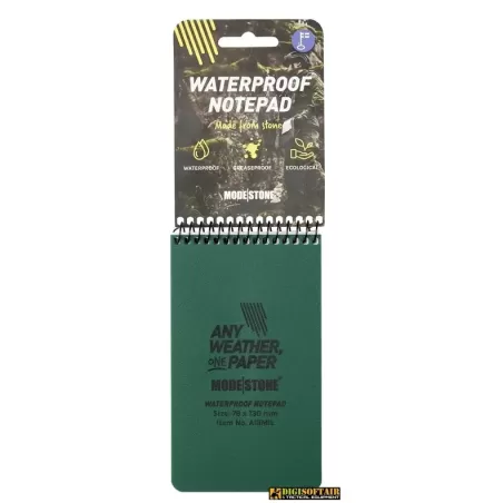 Modestone Millitary Model Notepad Green 76x130 pagine a