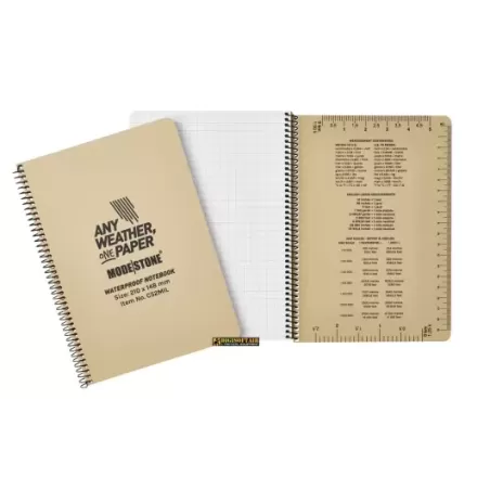 Modestone Millitary Model Notepad Tan 148x210 60 grid pages Modestone Millitary Model Notepad Tan 148x210 60 grid pages