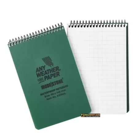 Modestone Millitary Model Notepad Green 96x148 100 squared