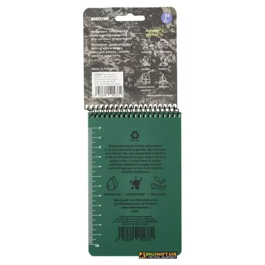 Modestone Millitary Model Notepad Green 96x148 100 pagine a