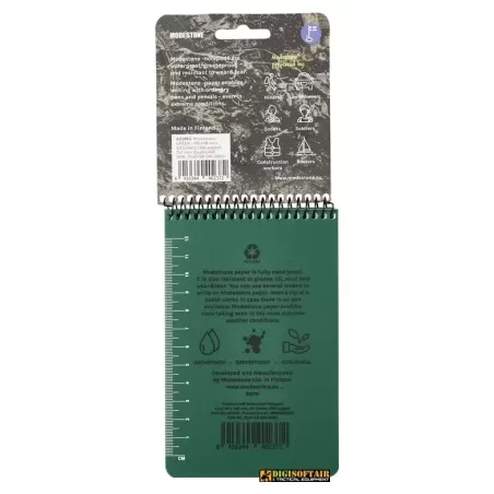 Modestone Millitary Model Notepad Green 96x148 100 pagine a
