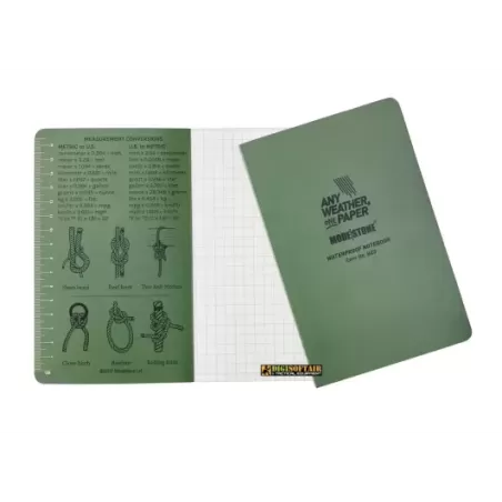 Modestone Field Book Green 118x183 128 pages squared B23