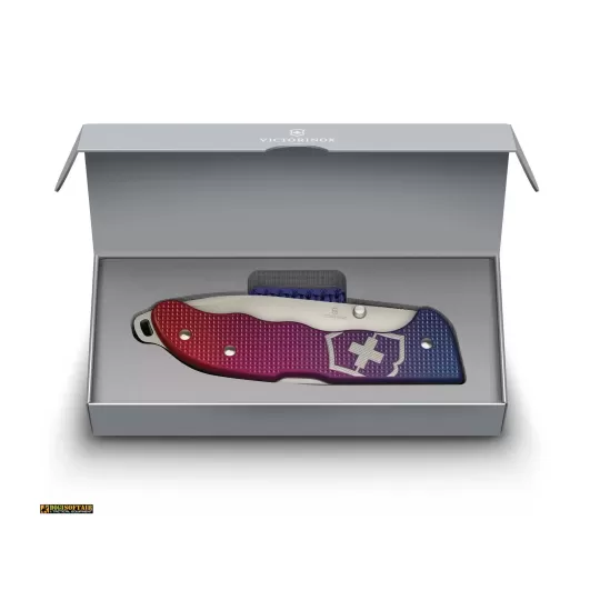 Victorinox Hunter Pro Evoke Alox Blue and Red