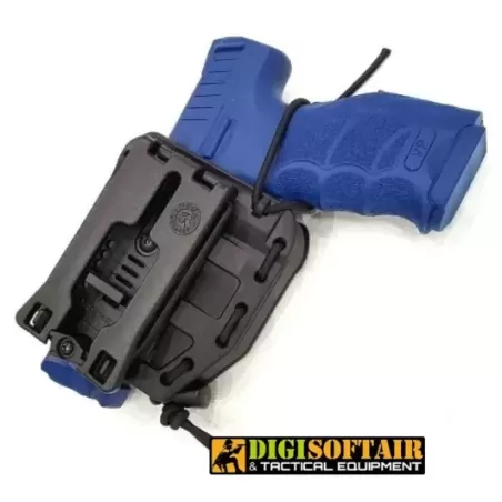 Vega Holster Bungy Holster 8BL00 Black Universal Ambidextrous