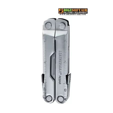 Leatherman Rebar with leather sheath in box