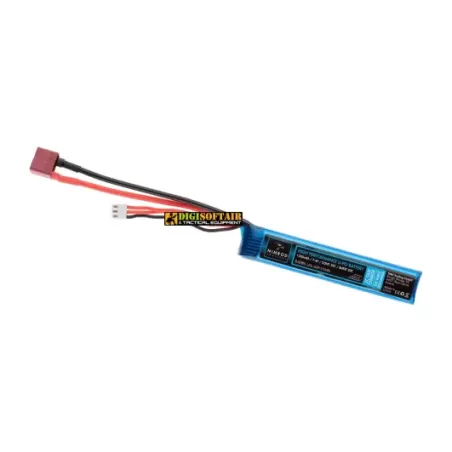 Lipo 7.4V 1300mAh 25C Stock Tube Type T-Plug Nimrod