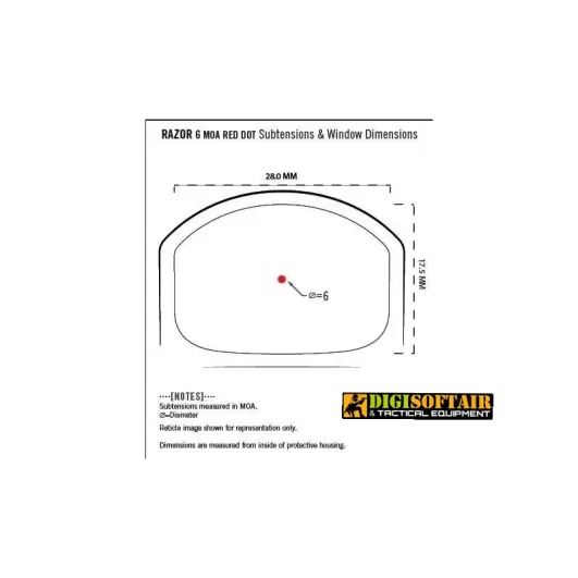 Vortex Razor Red Dot Scope 6MOA Black