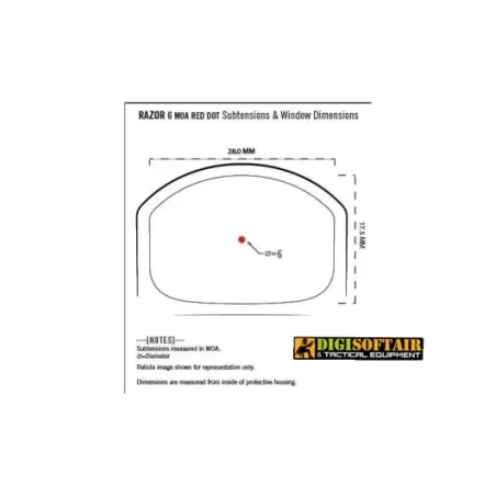 Vortex Razor Red Dot Scope 6MOA Black