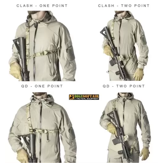 Cinghia Black Folium Utopia Multicam con Hook mash 1 + Tri-ring