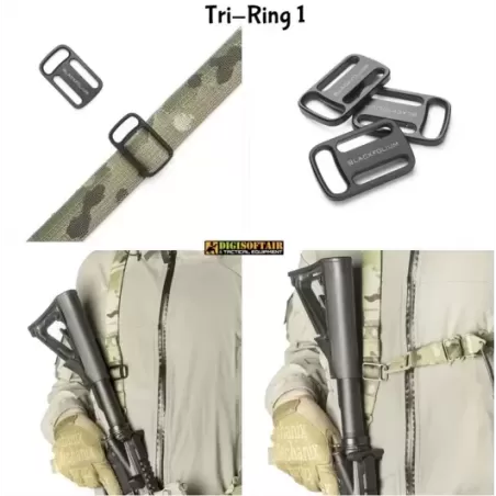 Black Folium Sling Mars G2 Multicam with Hook mash 1 + Tri-ring