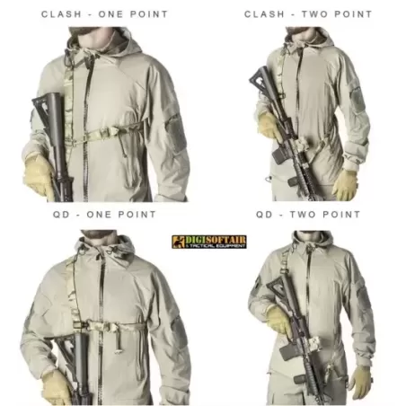 Cinghia Black Folium Mars G2 Multicam con Hook mash 1 +