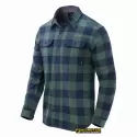 GreyMan Shirt Moss Green Checkered Helikon Tex