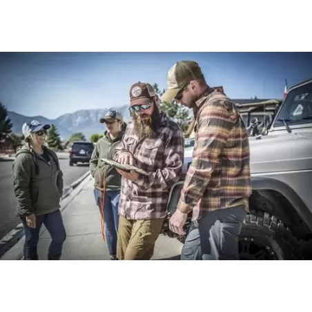 GreyMan Shirt Moss Green Checkered Helikon Tex