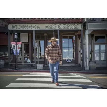 GreyMan Shirt Moss Green Checkered Helikon Tex