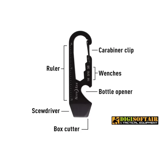 Doohickey Key Tool Black Nite Ize KMT-01