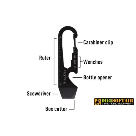 Doohickey Key Tool Black Nite Ize KMT-01